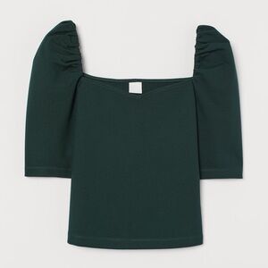 H&M puff sleeved top